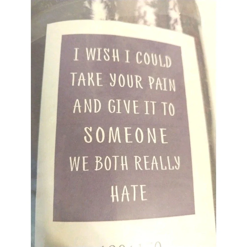 Funny Throw Blanket I Wish I Could Take Your Pain Purple Fleece 50x60 Get Well